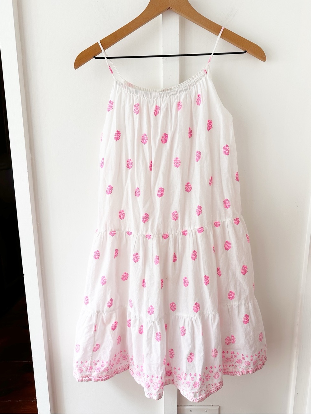 BONPOINT white block print dress